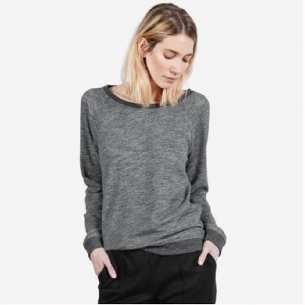 Everlane Crewneck Sweatshirt Heathered Gray Sz M